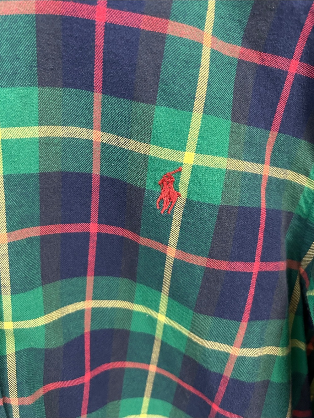 Ralph Lauren Plaid Flannel Boys XL Button Down Shirt Preppy - Picture 2 of 9